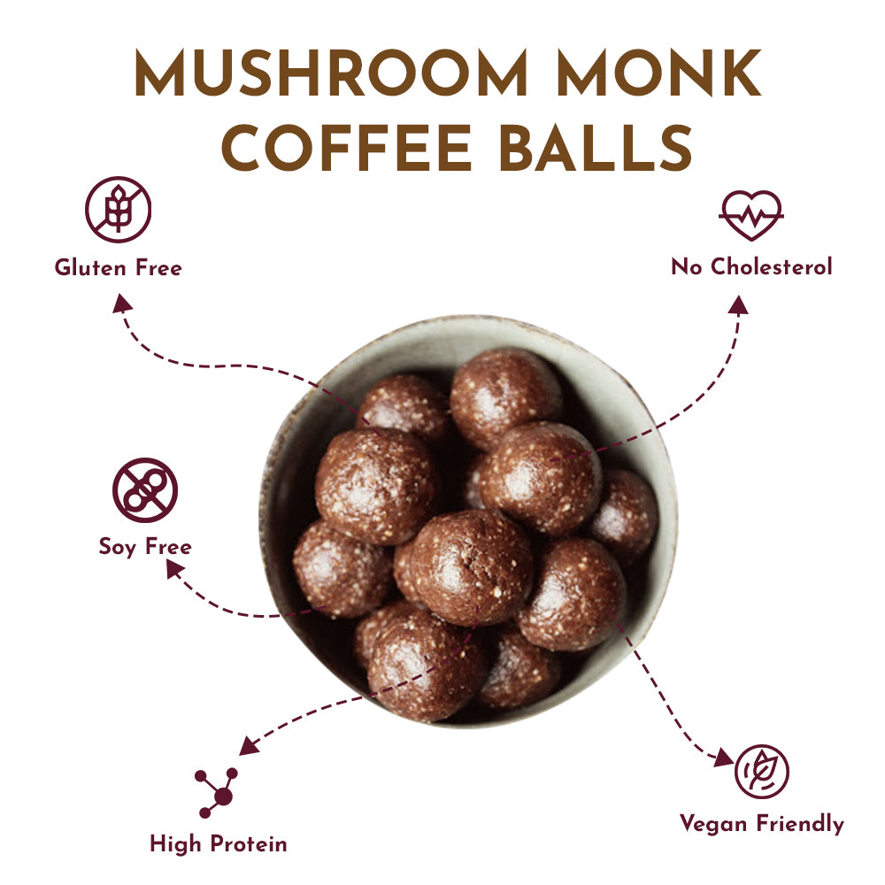 Mushroom Monk Coffee Balls