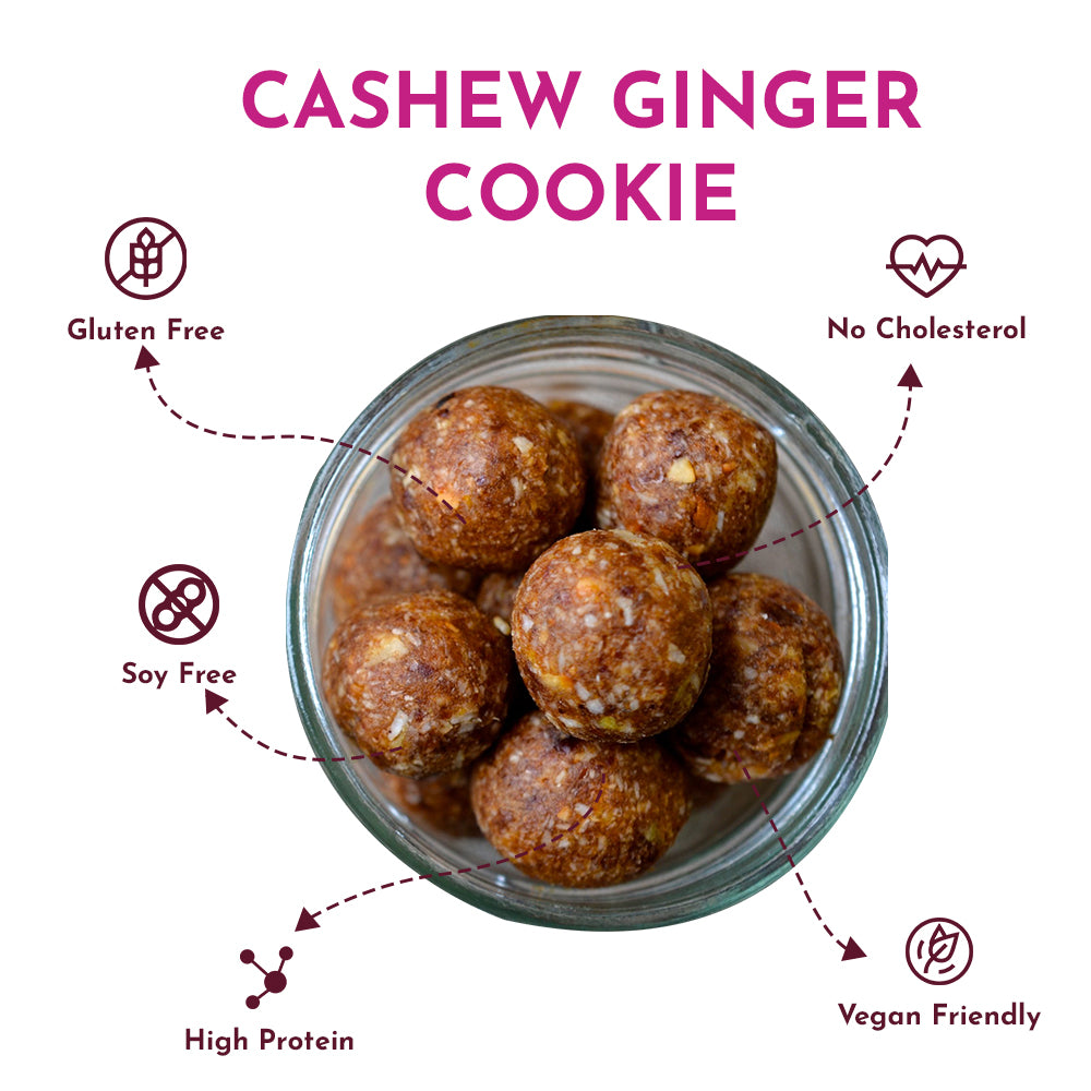 Cashew ginger cookie