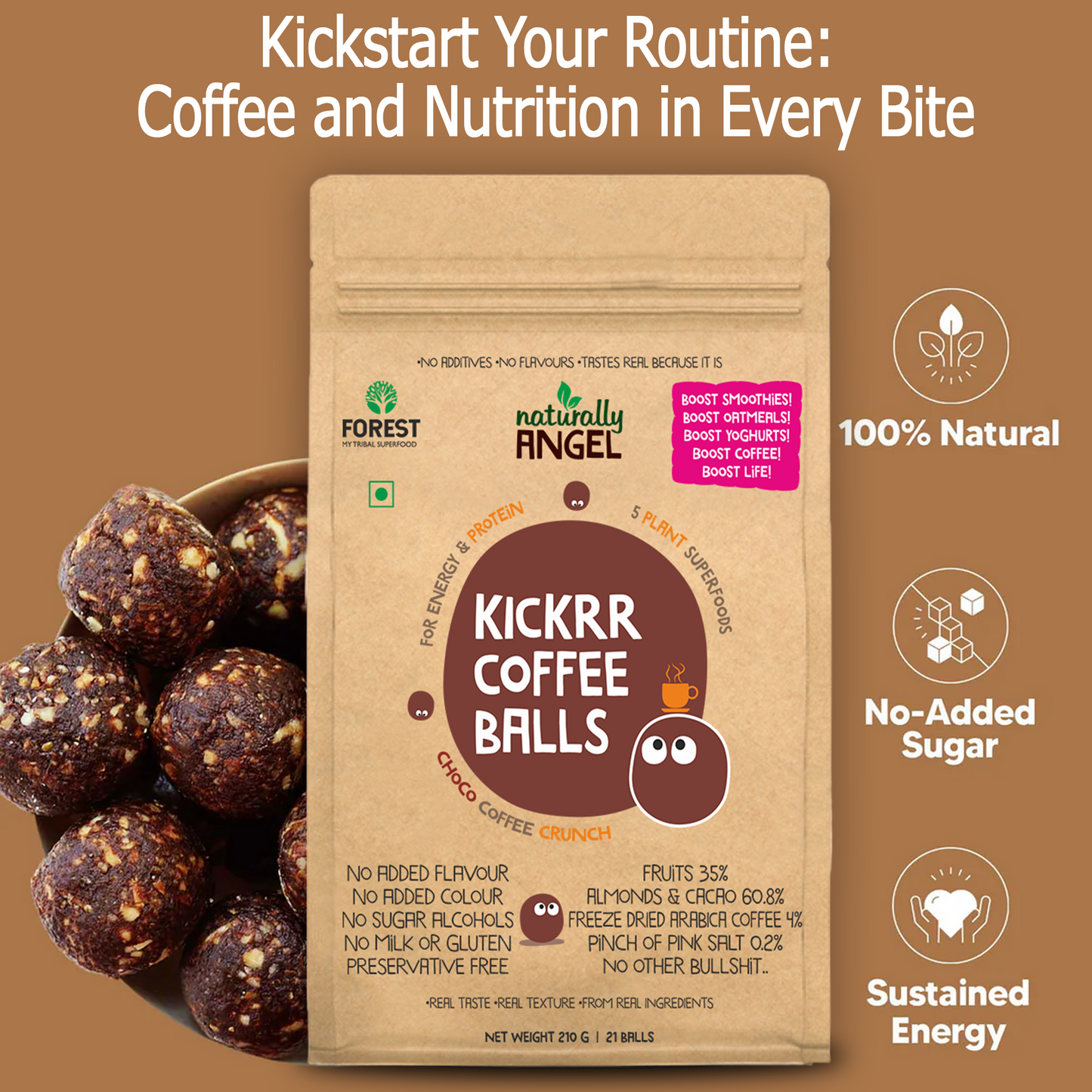 Kickrr Coffee Balls l 21 BALLS