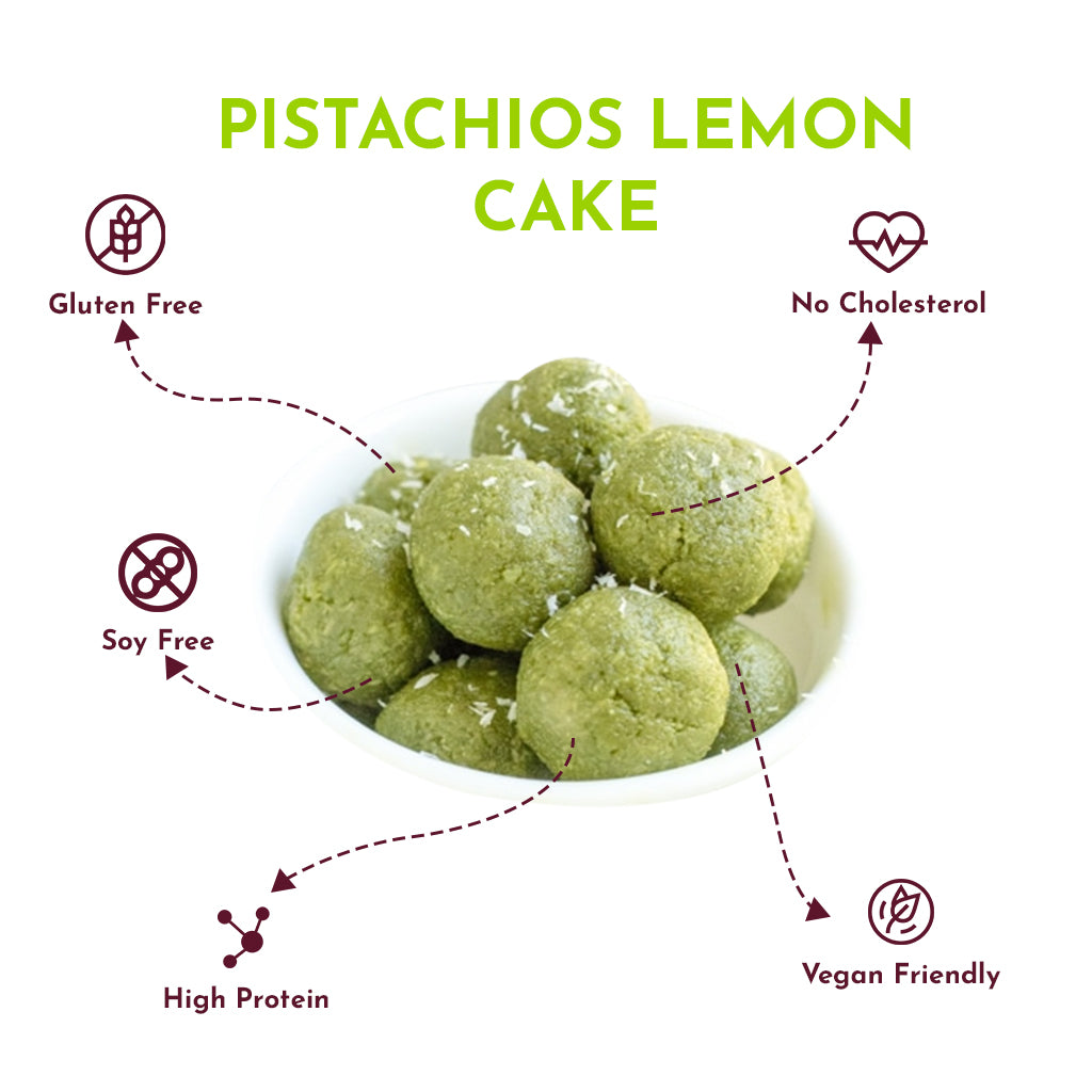 Pistachios lemon cake